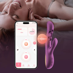 Purple Rabbit Vibrator with APP